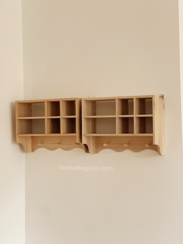 Hộp gỗ chữ nhật treo tường