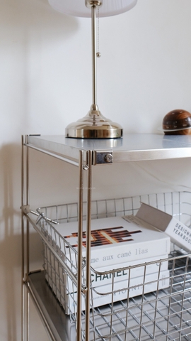 Kệ đứng khung inox- full inox