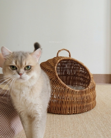 Giường mây cho thú nuôi