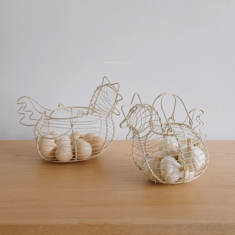 giỏ sắt 06- hình gà