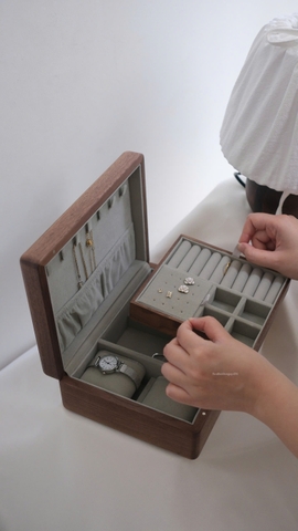 Hộp trang sức 12 - hai tầng lớn