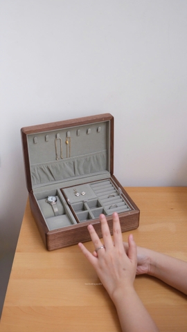 Hộp trang sức 12 - hai tầng lớn