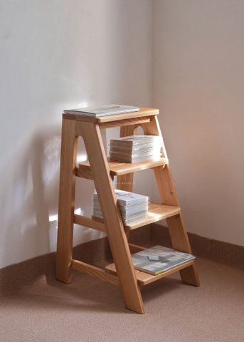 Thang gỗ 06 gỗ sồi