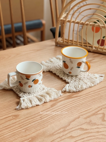 Lót ly macrame  - size lớn