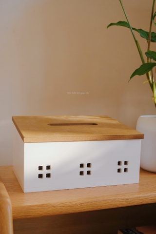 Nhà gỗ để khăn giấy