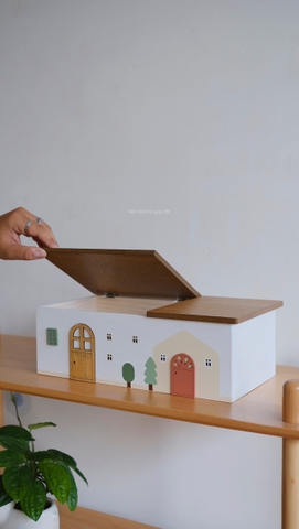 Nhà gỗ lưu trữ khẩu trang