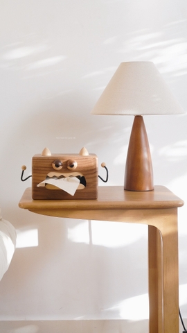 Hộp khăn giấy 04A - quái vật gỗ