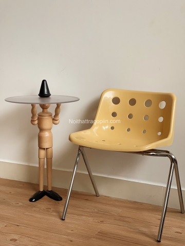 Bàn cà phê người gỗ pinocchio - màu đỏ