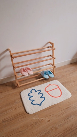 Thảm chân thỏ và hạt dẻ