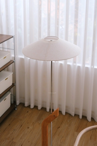 Đèn sàn 12 khung gỗ + inox