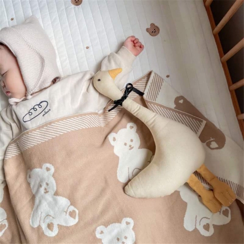 gấu bông - ngỗng (màu be)