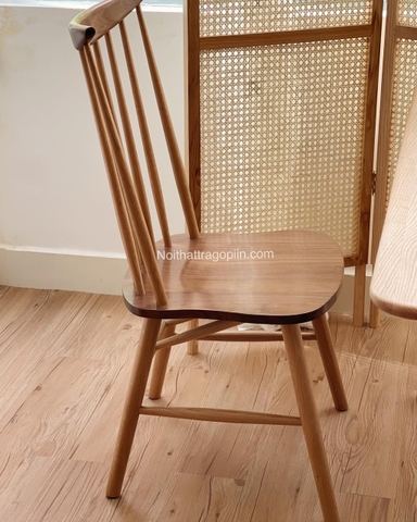 Ghế gỗ sồi + óc chó 02