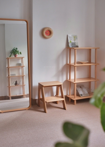 Thang gỗ 06 gỗ sồi