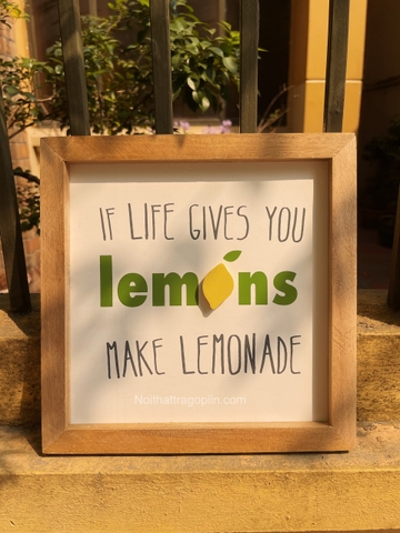 Set tranh quả chanh