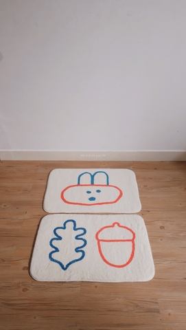 Thảm chân thỏ và hạt dẻ