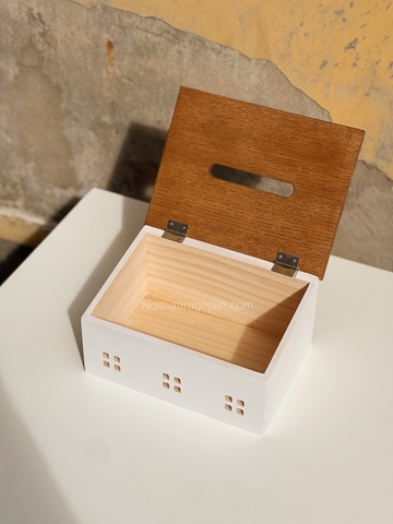 Nhà gỗ để khăn giấy