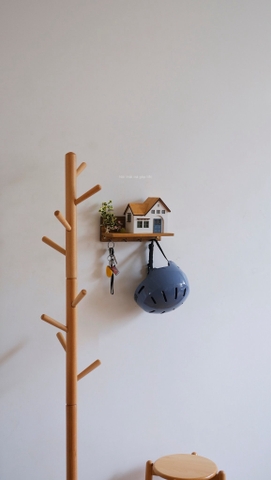 Móc treo chìa khóa 03 nhà vườn có đèn