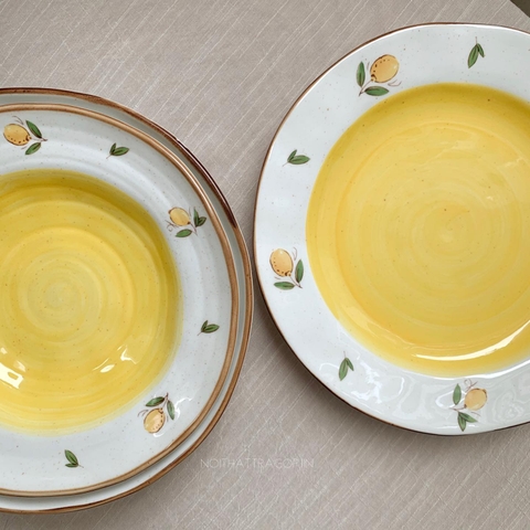 Bộ chanh sứ - ly không quai 9.2x6x9cm