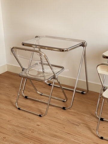 Bàn gập  - trong suốt