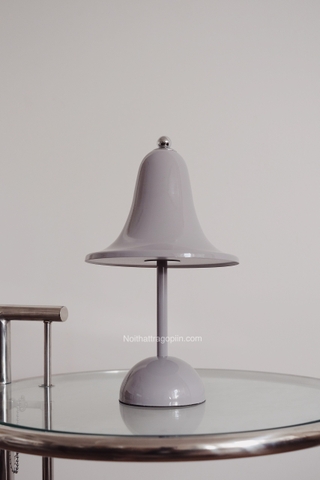 Đèn bàn Chuông Gió sạc cảm ứng 08 - Màu xám