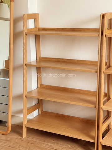 Kệ đứng 03 gỗ sồi 4 tầng