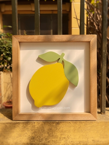 Set tranh quả chanh