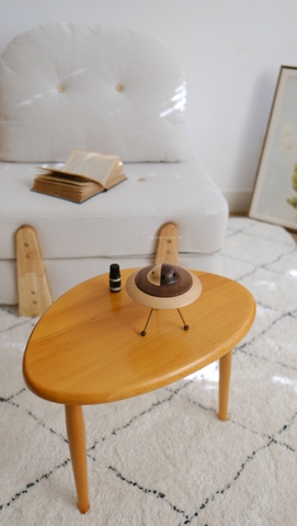 Đĩa bay gỗ khuếch tán tinh dầu - có kèm tinh dầu