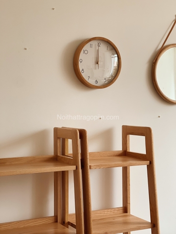 Kệ đứng 03 gỗ sồi 4 tầng