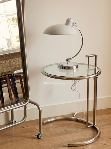 Bàn cà phê nâng - thép không gỉ