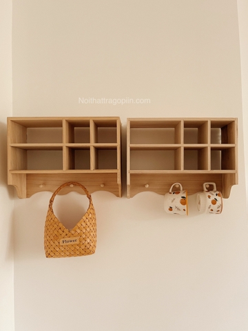 Hộp gỗ chữ nhật treo tường