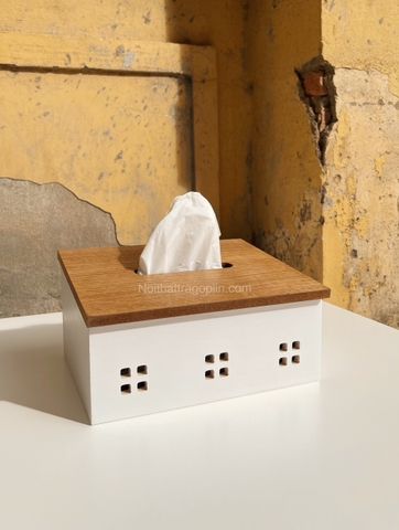 Nhà gỗ để khăn giấy