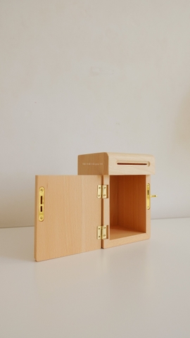 Hộp gỗ ống heo tiết kiệm