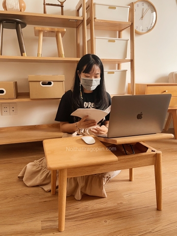 Bàn gỗ nhỏ tatami