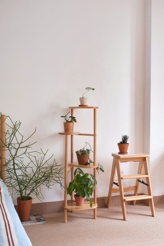 Đôn kê chậu cây 04 full gỗ