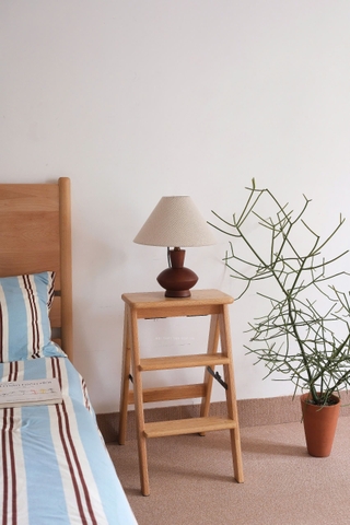 Thang gấp 07 gỗ sồi