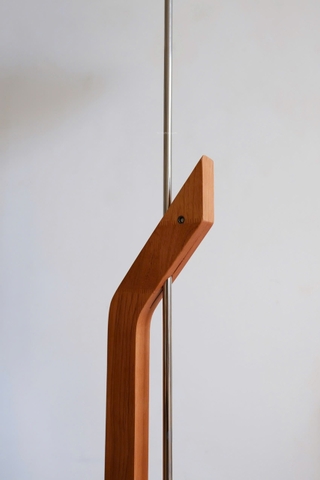 Đèn sàn 12 khung gỗ + inox