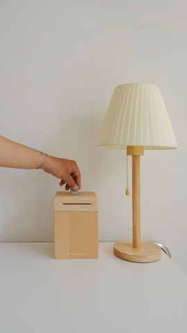 Hộp gỗ ống heo tiết kiệm