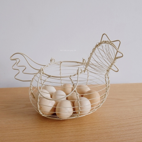 giỏ sắt 06- hình gà