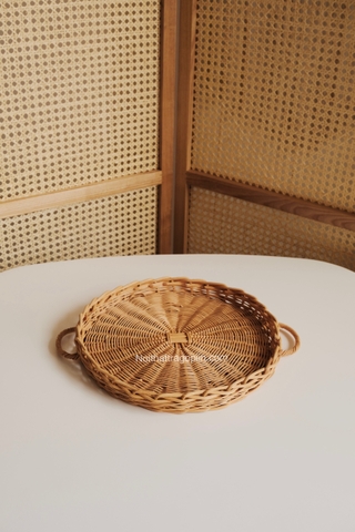 Khay đan tròn có quai