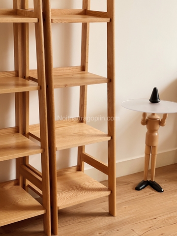 Kệ đứng 03 gỗ sồi 4 tầng