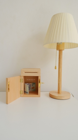 Hộp gỗ ống heo tiết kiệm