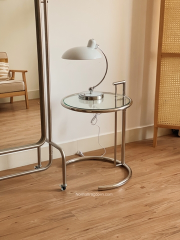 Bàn cà phê nâng - thép không gỉ