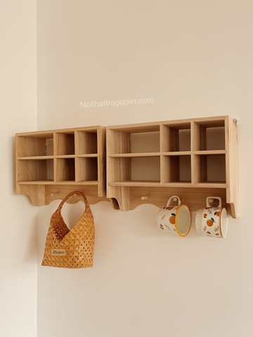 Hộp gỗ chữ nhật treo tường