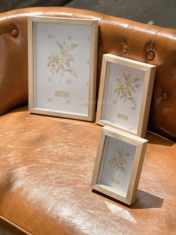 Khung tranh gỗ 02  - size lớn 21x29.7cm