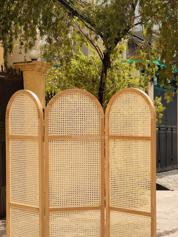 Mành mây viễn gỗ - Lớn 4 tấm