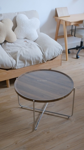 Bàn trà 07- chân inox