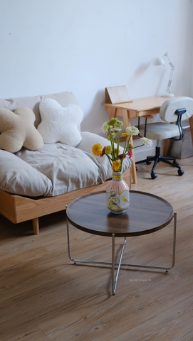 Bàn trà 07- chân inox