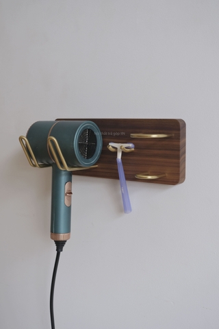 Kệ để máy sấy tóc thường, dạo cạo râu,bàn chải ...