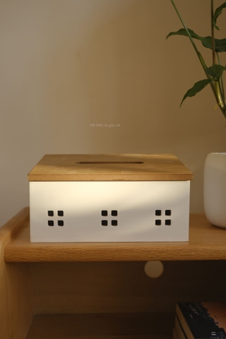 Nhà gỗ để khăn giấy