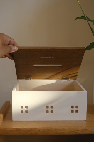 Nhà gỗ để khăn giấy